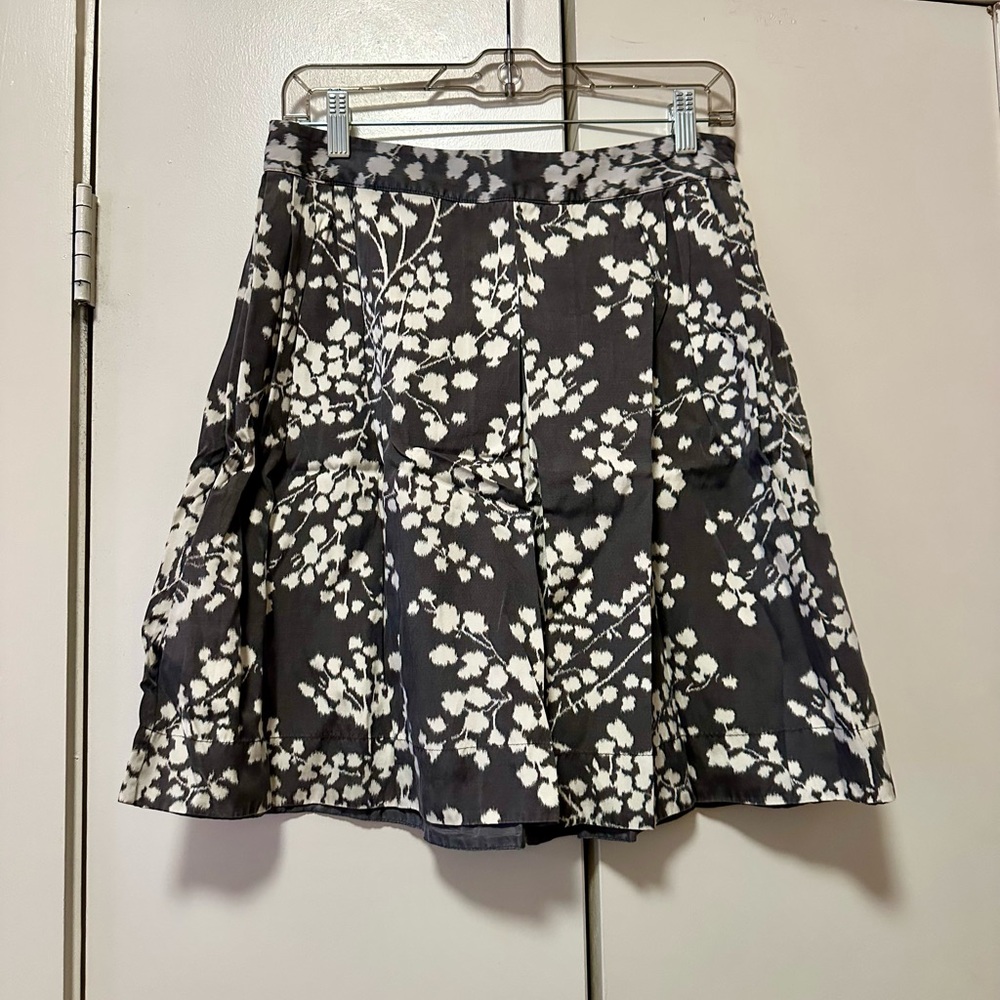 Moulinette Souers Floral Brown and Cream Skirt